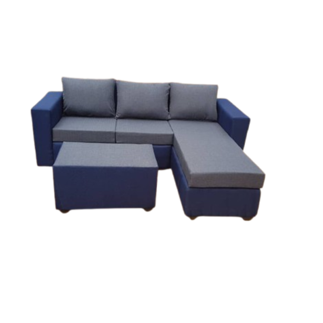 Black modern sofa