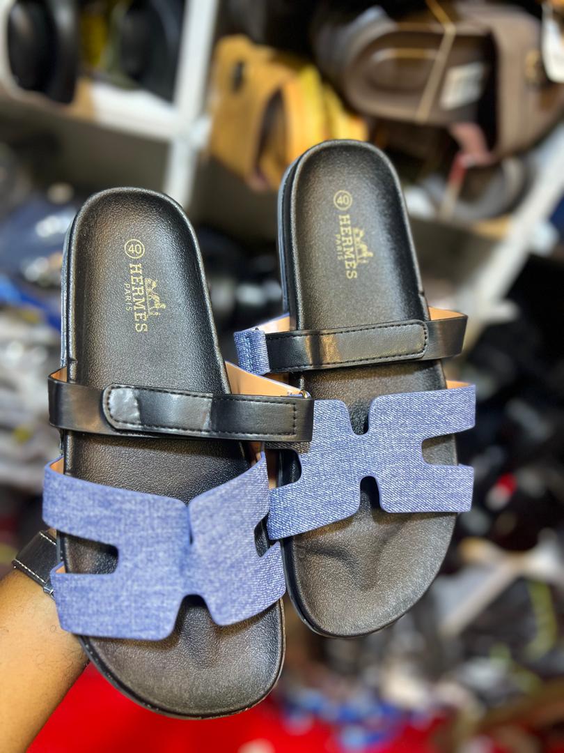 White comfortable slippers 